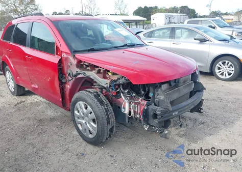 2018 Dodge Journey Se from USA, damaged, VIN 3C4PDCAB0JT208761